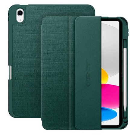 Tech-Protect iPad 10.9"/iPad 11" Fodral Canvas - Moss Grön