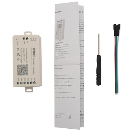 Sp108e Led Wifi Controller Ws2812b Ws2813 Etc Modul Lys Smart App Trådløs Kontrol Ios 10/androi (FMY)