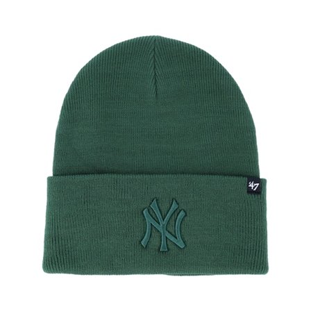 47 Brand - MLB - Green - cuff - Beanie - New York Yankees Haymaker Dark Green Knit Cuff - Hatstore