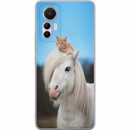 Xiaomi 12 Lite Mjukt Skal - Häst & Katt