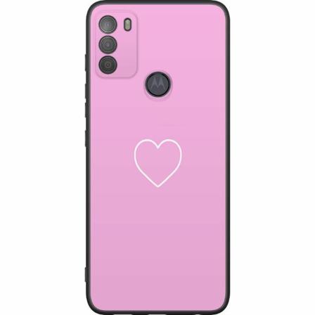 Motorola Moto G50 Svart Skal Hjärta