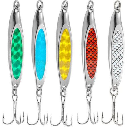 5:a snett skuren paljett metall långväga havsfiske