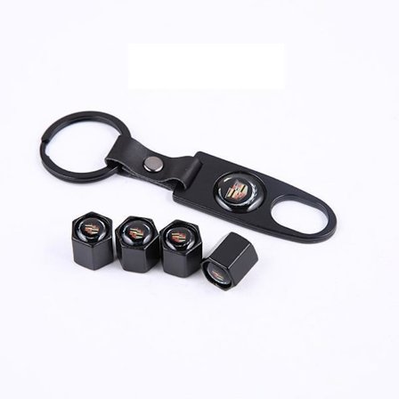 Vandtætte ventilhætter (4-pak) med skruer og skruenøgle