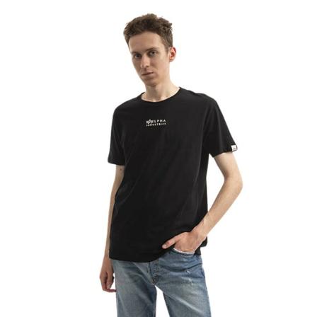 Alpha Industries, Koszulka męska Organics EMB Tee 118529 649 Czarny, Mężczyzna, Rozmiar: XL
