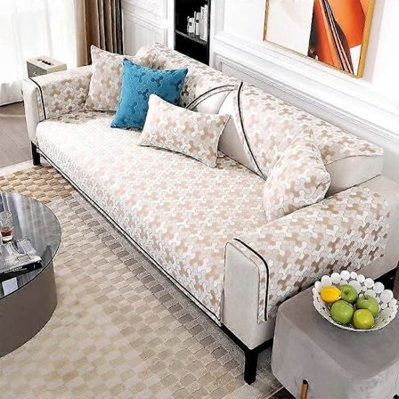 Moderni minimalistinen chenillesohvan päällinen, liukumaton sohvan päällinen, olohuoneen sohvan suojus, selkänojan käsinojan tuolin suojatyyny