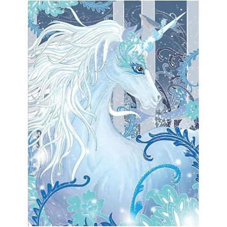 Dww-5d DIY Timanttimaalaussetti 30x40cm - Yksisarvinen Lapsille Aikuisille T ysi Timantti, Vesi Timantti Kirjonta Kristalli Ristipistos K sity Taulu