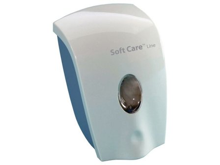 DIVERSEY Dispenser Soft Care Line, tvål, plast, vit, 800 ml - Lyreco - Städ och hygien - Tvål och hygien - Hygiensystem - Soft Care