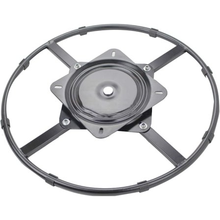 Dreieskive, 360° roterende stålkulelagerholder, svingbar base, for lenestol/TV-stativ