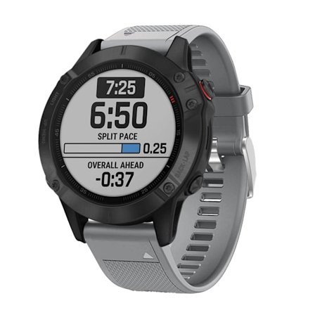 Silikonearmbånd Garmin Fenix 8 47mm Grå