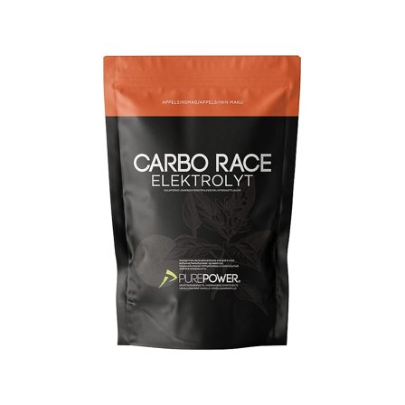 PurePower Carbo Race Electrolyte 1 kg Appelsin, Sport & Velvære, Protein & Energi, Elektrolytter