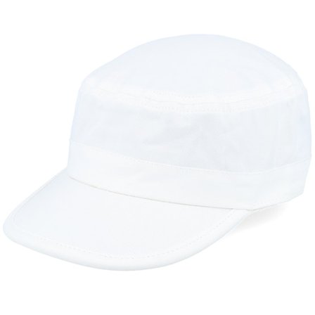MJM Hats - Weiss army Cap - Cuba Cotton White Army @ Hatstore