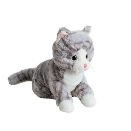 Pehmokissa Cleo, Harmaaraidallinen - Molli Toys