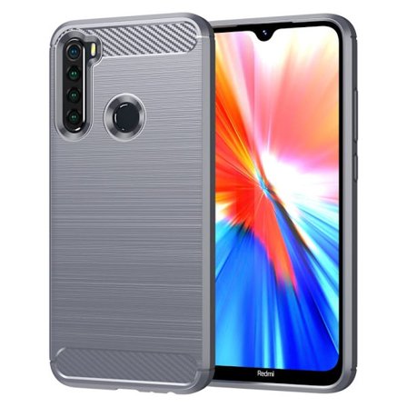 Carbon Flex Xiaomi Redmi Note 8 2021 / Xiaomi Redmi Note 8 skal - Silver/Grå
