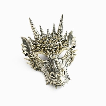 Cosplay Mask Mask Rekvisita GULD