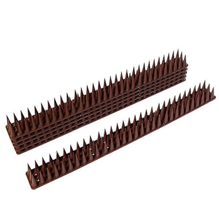 10 stk. Fugleafvisende Pigge | Væg Hegn Tag Tyverisikring Kat Smådyrsafskrækkende