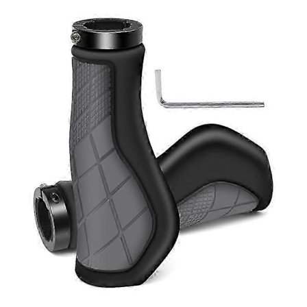 Polkupyörän Kädensijat Ergonomiset Kädensijat Liukumattomat Kumiset Ohjaustangon Kädensijat, Polkupyörän Ohjaustangon Kädensijat 22,2 mm E-