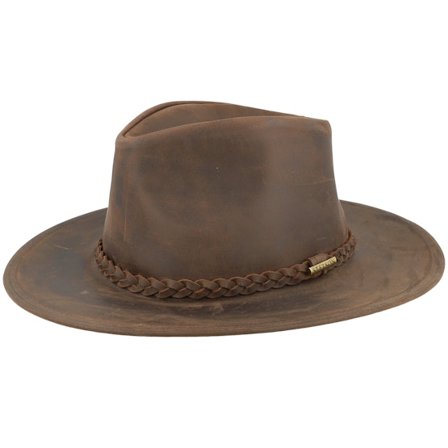 Stetson - Ruskea western Hattu - Buffalo Leather Brown Western @ Hatstore