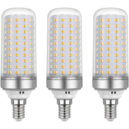 E14 LED Corn -lamppu 25W, AC85-265V, 2200LM Lämmin valkoinen 3000K, vastaa 250W halogeenilamppua, ei himmennettävä, 3 kpl pakkaus