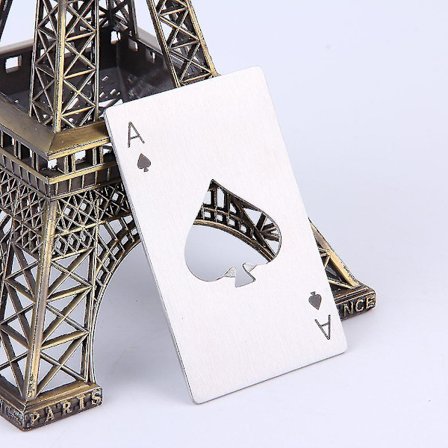 Poker Bar Flaskeåpner med Ess i Spar