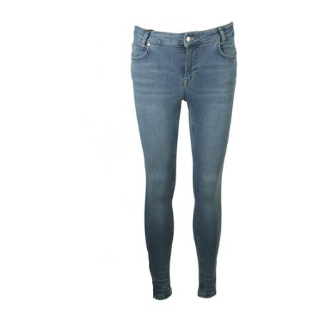 My Essential Wardrobe 37 The Celinazip 101 High Slim Jeans 10703574 Blå, Dame, Størrelse: W24 L28