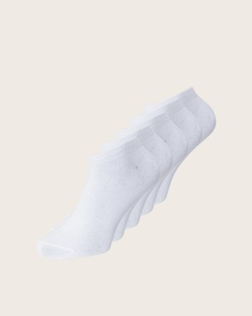Jack & Jones JACDONGO SOCKS 5 PACK Biały Skarpetki Chłopiec - Kids Brand Store