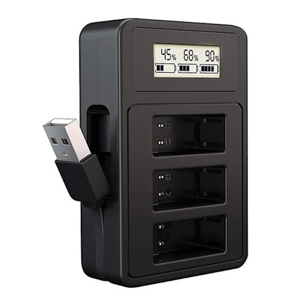 1800mah akut Yhteensopiva Gopro-akku, USB tarkka lataus näyttölaturi Yhteensopiva Gopro Hero 8/7/6/5 musta kamera Gopro-tarvikkeet