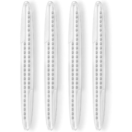 Krockremsa, transparenta - Bil dörrskyddsremsor, 4 st krock B