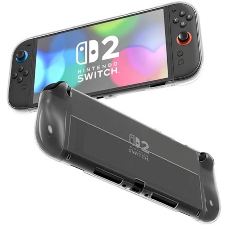 Coque kompatibel med Nintendo Switch 2 - Transparent silikon skydd mot repor och stötar Phonillico