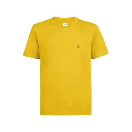 C.p. Company, T -shirt 12cts 044A005100W239 Geel, Heren, Maat:L,Katoen