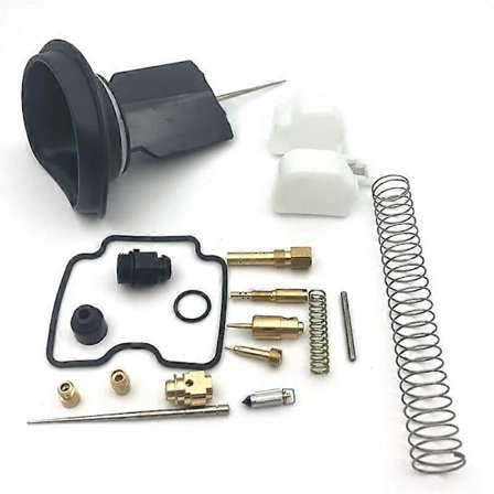 Moottorin kaasuttimen korjaussarja suuttimineuloilla ja kelluventtiileillä Yamaha Grizzly 660 4x4:lle vuosille 2002 - 2005