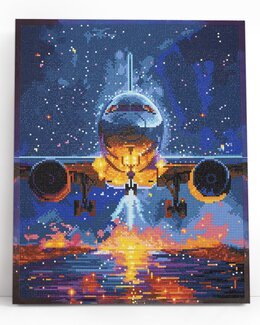 Diamond painting Flyg mot himlen