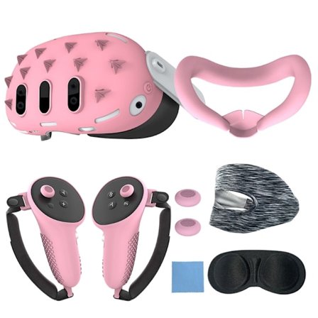 Viktiga 7-st tillbehör för VR Headset Protector Controller Grip Rocker Cap VR Facial Interfaces Controller fäste