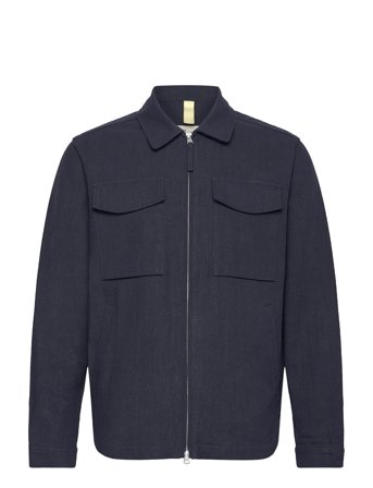 Murray Designers Overshirts Navy Brixtol Textiles