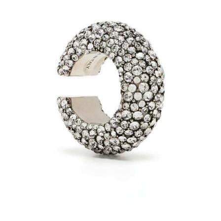 Alexander McQueen, Earrings Szary, Kobieta, Rozmiar: ONE Size