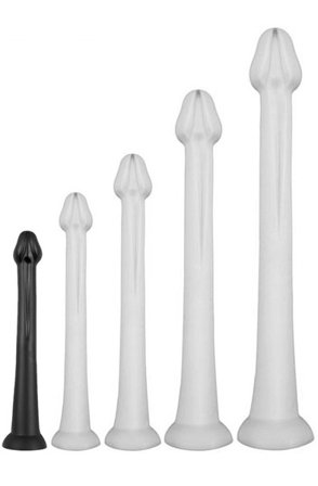 Darksil Whale Dildo Small Black 38 cm - Woome.pl