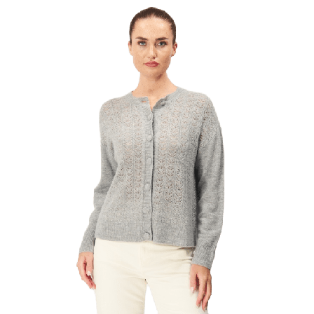 Jumperfabriken Mollie Cardigan Tröjor Dam Grå XL