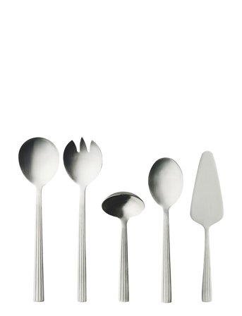 Raw 5 Pcs. Set Matte Steel Giftbox Silver Aida