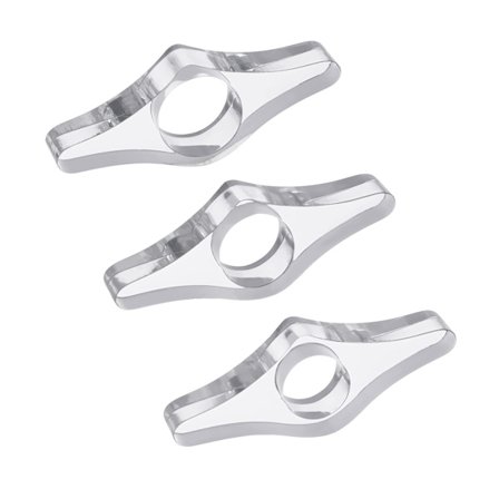 10 stk. Lesering, Sideholder, Lesetilbehør, Bokring, Boktilbehør, Tommelringlesing, En gave til leseentusiaster, 6 mm tykk (Medium)