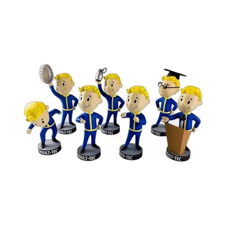 Fallout Vault Boy Bobble Head PVC-toimintahahmo Keräilymallilelu