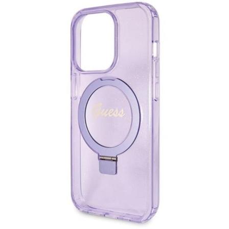 Guess iPhone 13 Pro Max -puhelinkuori Magsafe Script Glitter