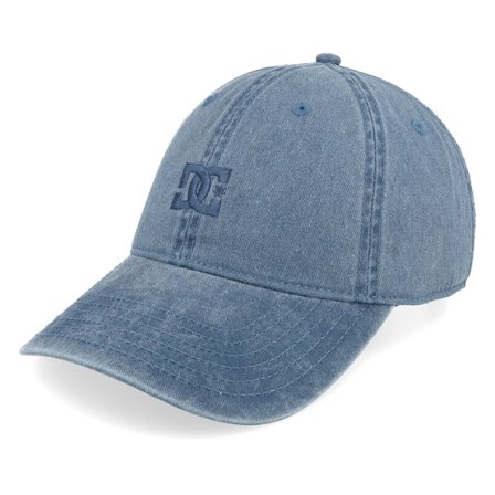 DC - Blauw unconstructed Cap - " Cap Star Vintage Vintage Indigo Dad Cap" @ Hatstore