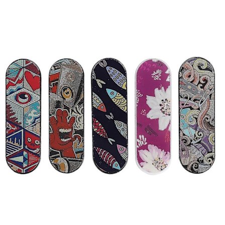 5 stk. Momo Stick Silikone Telefonholder Fingergreb Beslag Genanvendelig Universal til Android/ios Telefoner[D]