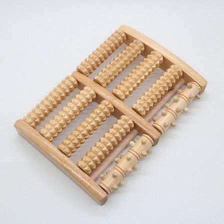 Puinen jalkahierontarulla - Plantaarinen vyöhyketerapia rentouttaa