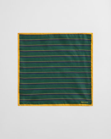 GANT Herren Gestreiftes Einstecktuch (ONE SIZE) Grün