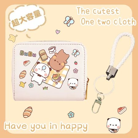 2025 Ny Original Bubu Og Yier Tegneserie Pung Sød Panda Bubu Og Dudu Kawaii Ins Pung Opbevaringstaske Pigers Julegaver