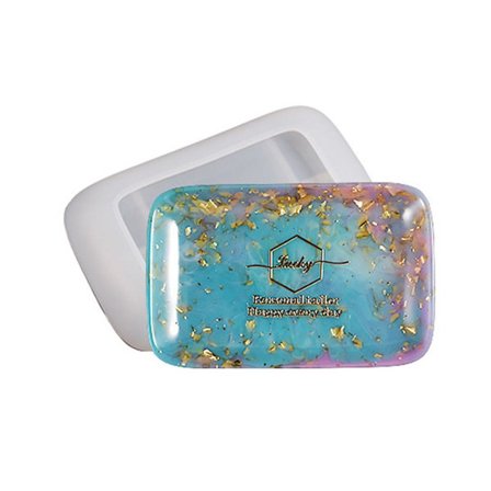 Rund rektangulær bjørnehovedskål silikoneform 02 02