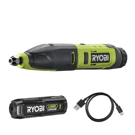 Ryobi RPC4-120G Stämjärn med batteri och laddare, Maskiner
