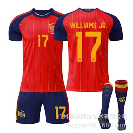 Spanien Hjemmebanetrøje VM 2026 - Kortærmet Sæt med Strømper