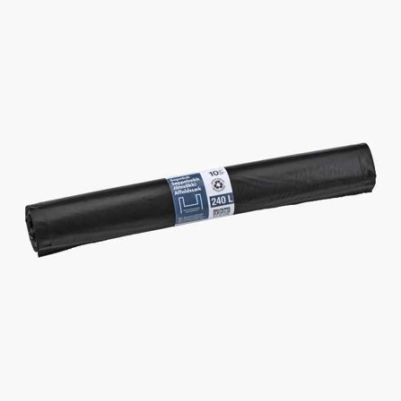 Sopsäck 240 liter svart 10-pack - Biltema
