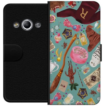 Kompatibel Tegnebogsetui til Samsung Galaxy Xcover 3 Magisk illustration med troldstav, hat og fantasifulde genstande i legende eventyrstil